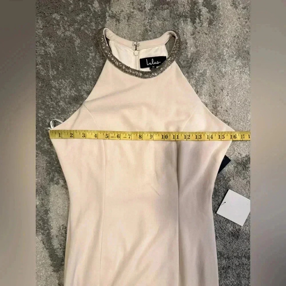 Women’s NWT Cream Lulus Formal Dress - Picture 6 of 9